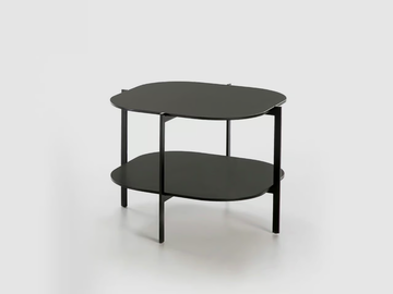 EXO - Low side table with integrated magazine rack by Kendo Mobiliario - view 2
